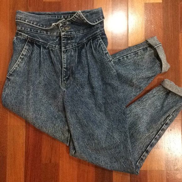 Vintage Denim - Vintage 80’s High Waist Pleated RIO Mom Jeans sz 9